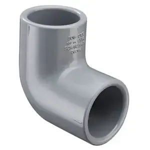 SPEARS VALVES 806-160CF Elbow, 90 Deg., Socket, Schedule 80, Fabricated, 16 Size, CPVC | BU6ZYQ