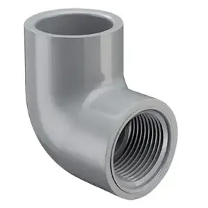 SPEARS VALVES 807-003C Elbow, 90 Deg., Socket x FPT, Schedule 80, 3/8 Size, CPVC | BU7AHM