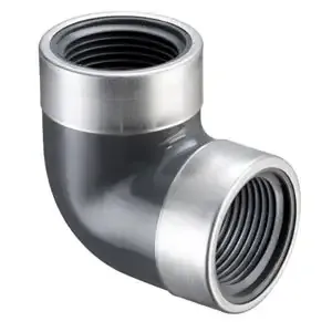 SPEARS VALVES 808-003SR Special Reinforced Elbow, 90 Deg., FPT, Schedule 80, 3/8 Size, PVC | BU7AKB