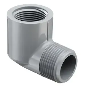 SPEARS VALVES 812-010C Street Elbow, 90 Deg., MPT x FPT, Schedule 80, 1 Size, CPVC | BU7ARB