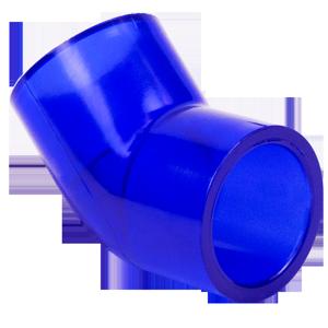SPEARS VALVES 817-030BL Niedriger ausziehbarer Winkel, 45 Grad, Buchse, Schedule 80, 3 Größen, PVC, blau | BU7BFB