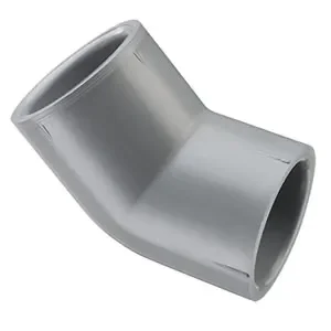 SPEARS VALVES 817-120CF Elbow, 45 Deg., Socket, Schedule 80, Fabricated, 12 Size, CPVC | BU7AZA