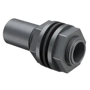 SPEARS VALVES 8173E-015 Spigot Tank Adapter, 1-1/2 Size, PVC | BU7BPW