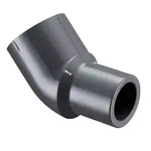 SPEARS VALVES 827-015 Street Elbow, 45 Deg., Spigot x Socket, Schedule 80, 1-1/2 Size, PVC | BU7NDQ