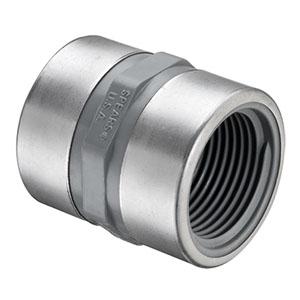 SPEARS VALVES 830-012CSR Special Reinforced Coupling, FPT, Schedule 80, 1-1/4 Inch Size, CPVC | BU7CWB