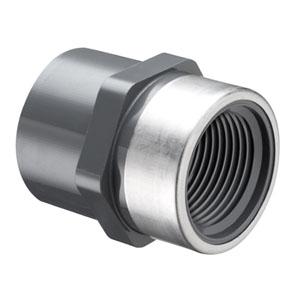 SPEARS VALVES 835-003SR Special Reinforced Female Adapter, Socket x FPT, Schedule 80, 3/8 Inch Size, PVC | AC9CHJ 3FLN4