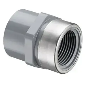 SPEARS VALVES 835-020CSR Special Reinforced Female Adapter, Socket x FPT, Schedule 80, 2 Inch Size, CPVC | BU7KTF