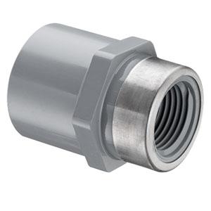 SPEARS VALVES 835-130CSR Special Reinforced Reducer Adapter, Socket x FPT, 1 x 1/2 Inch Size, CPVC | BU7NGH