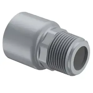 SPEARS VALVES 836-007CR Internal Reinforced Male Adapter, R MPT x Socket, Schedule 80, 3/4 Inch Size, CPVC | BU7DCR