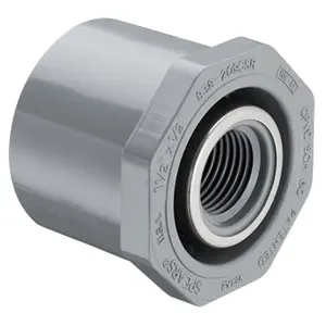 SPEARS VALVES 838-210CSR Reducer Bushing, Spigot x FPT, Schedule 80, 1-1/2 x 3/4 Inch Size, CPVC | BU7DJW