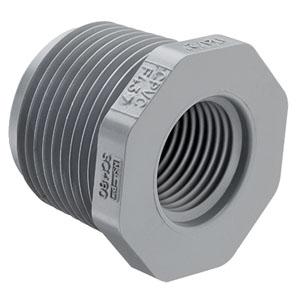 SPEARS VALVES 839-131C Reducer Bushing, MPT x FPT Schedule 80, 1 x 3/4 Size, CPVC | BU7LAE