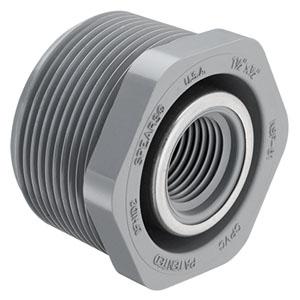 SPEARS VALVES 839-210CSR Special Reinforced Reducer Bushing, MPT x FPT, Schedule 80, 1-1/2 x 3/4 Size, CPVC | BU7DPP