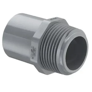 SPEARS VALVES 861-007C Male Adapter, Spigot x MPT, Schedule 80, 3/4 Inch Size, CPVC | BU7ENE