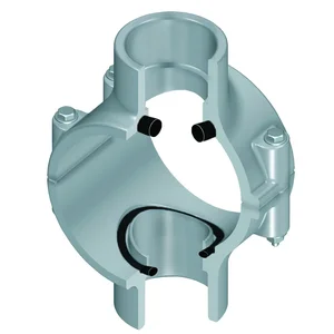 SPEARS VALVES 868V-337C Clamp On Saddle, Socket Double Outlet, FKM, SS, 3 x 1-1/2 Inch Size, CPVC | BU7GHA