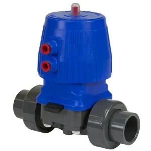 SPEARS VALVES 91252K850-012 Diaphragm Valve, Socket, FKM, PTFE, Air To Spring Open, 90 PSI, 1-1/4 Size, CPVC | CC3RTE