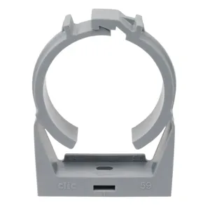 SPEARS VALVES CLIC2-005CTS Pipe Clamp Hanger, Light Gray, 1/2 Size | BU7NVJ