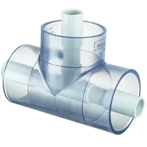 SPEARS VALVES DC01-A040-A080 Tee, PVC Schedule 40 x PVC Schedule 40, 4 x 8 Size | BU7WVH