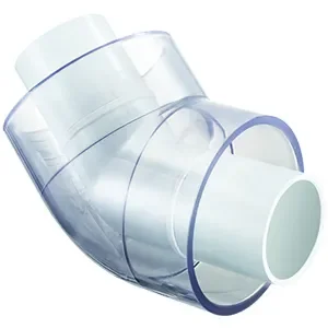 SPEARS VALVES DC17-C060-A100 Elbow, 45 Deg., CPVC Schedule 80 x PVC Schedule 40, 6 x 10 Size | BU7XEF