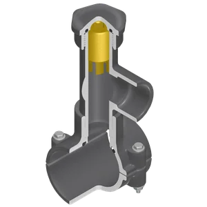 SPEARS VALVES HT3S-288 Hot Tap Saddle, FKM, SS Bolt, 2-1/2 x 3/4 Size, PVC | BU7YUP