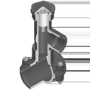 SPEARS VALVES HTS2S-524 Hot Tap Saddle, EPDM, SS Bolt Cutter, 6 x 3/4 Size, PVC | BU7YVX