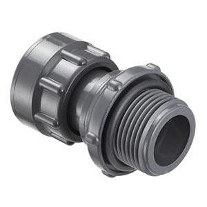 SPEARS VALVES MA2907-010BT Manifold Coupling, Swivel x MBSP, 1 Size, PVC | BU7ZBC