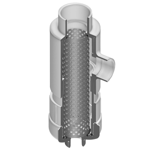 SPEARS VALVES MFLR-50 Rückflussfilter, mit Sieb, 50 Mesh, SS, 50 gpm, PVC | BU7ZCL