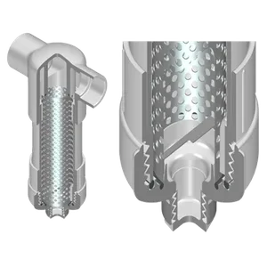 SPEARS VALVES MTFR-200 Tee Filter, Reverse Flow, 200 Mesh, SS Screen, 50 gpm | BU7ZEK