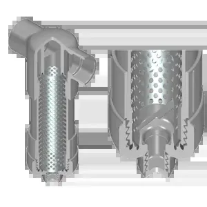 SPEARS VALVES MTFR2-200C Tee Filter, Industrial Reverse Flow, 200 Mesh SS, EPDM, 50 gpm | BU7ZEQ