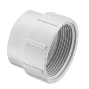 SPEARS VALVES P105-020 Drain Waste Vent Cleanout Adapter, Spigot x FPT, 2 Size, PVC | BU7HWP