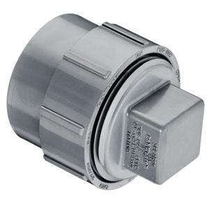SPEARS VALVES P105X-015C Cleanout Adapter, Spigot x FPT, With Plug, 1-1/2 Size, CPVC | AF7PFH 22EX51