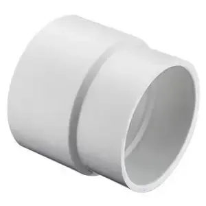 SPEARS VALVES P122-040BC Drain Waste Vent Spigot Adapter, Hub x Hub, 4 Size, PVC, Cast Iron | BU7ZQU