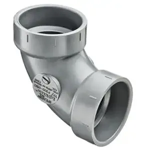 SPEARS VALVES P300-100C Elbow, 1/4 Bend, 90 Deg., Hub x Hub, 10 Size, CPVC | BU7ZXN