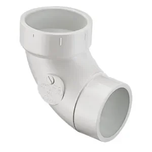 SPEARS VALVES P302-100BC Drain Waste 1/4 Bend Street, Spigot x Hub, 10 Size, PVC | BU7ZYF