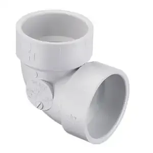 SPEARS VALVES P331-060 Drain Waste Vent Elbow, Hub x Hub, 6 Size, PVC | BU8ACK