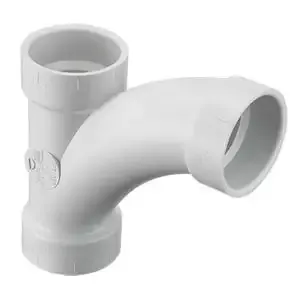 SPEARS VALVES P501-030BC Pipe, Combination Wye and 1/8 Bend, Hub x Hub x Hub, 3 Size, PVC | BU8ARP