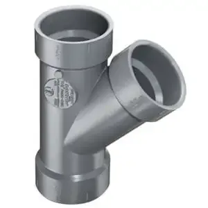 SPEARS VALVES P600-120C Wye, Hub x Hub x Hub x Hub, 12 Size, CPVC | BU8AWC