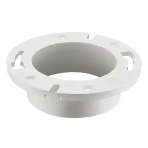 SPEARS VALVES P800-040 Drain Waste Vent Closet Flange, Hub, 4 Size, PVC | BU7MCK