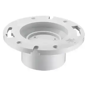 SPEARS VALVES P800KO-422BC Drain Waste Vent Closet Flange, With Ko Hub, 4 x 3 Size, PVC | BU8BCY