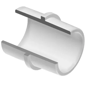 SPEARS VALVES S0302-10 Inside Connector, 1 Size, PVC | BU7PBK