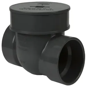 SPEARS VALVES S475P Backwater Valve, Socket, EPDM, 4 Size, PVC | AD6FCL 45A325