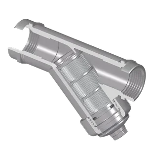 SPEARS VALVES YS21C30-005CSR Special Reinforced Wye Strainer, FPT, EPDM, 30 Mesh, 1/2 Size, CPVC | BU8CXK