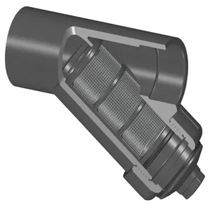 SPEARS VALVES YS22S8-040 Wye Strainer, Socket, EPDM, SS, 8 Mesh, 4 Size, PVC | BU8DMC