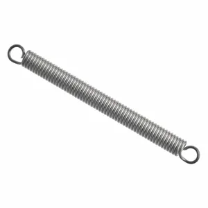 SPEC E04200552000S Extension Spring, Stainless Steel, 2 Inch Overall Length, Full Twist Loops, 3 PK | CU3VWD 781TR3