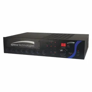 SPECO TECHNOLOGIES PBM240A Amplifier, 11 3/4 Inch Length, 16 15/16 Inch Width, 3 7/16 Inch Height, 240 W | CU3YXF 49AH98