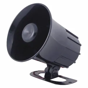 SPECO TECHNOLOGIES SA4P Weatherproof Alarm Siren, 6 to 12V DC, 120 dB Decibels, Indoor/Outdoor, Pivot/Swivel | CU3YYA 49CA13