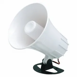 SPECO TECHNOLOGIES SA5P Weatherproof Alarm Siren, 6 to 12V DC, 115 dB Decibels, Indoor/Outdoor, Pivot/Swivel | CU3YYB 49CA14