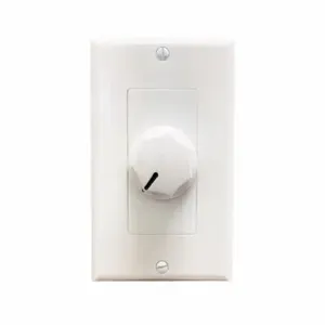 SPECO TECHNOLOGIES WAT10DW Mono Volume Control, ABS Plastic, White, 1 Inch Size Dp, 4 1/2 Inch Height | CU3YWK 787MF7