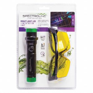 SPECTROLINE SPE-HVL-CS Violette LED-Lecksuchlampe, mit AAA-Batterie, Glas | CF2DFX 55NH68