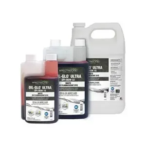 SPECTROLINE SPI-OGW-32 Fluorescent Leak Detection Dye, 32 oz., For Oil Based Fluid, Glows White | CL4QMX