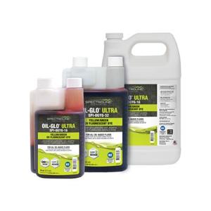 SPECTROLINE SPI-OGYG-55G Fluorescent Leak Detection Dye, 55 gallon, For Oil Based Fluid, Glows Yellow/Green | CL4QNE